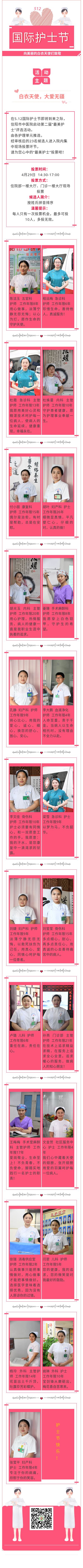 信陽(yáng)市中醫(yī)院第二屆“最美護(hù)士”評(píng)選投票開(kāi)始啦！